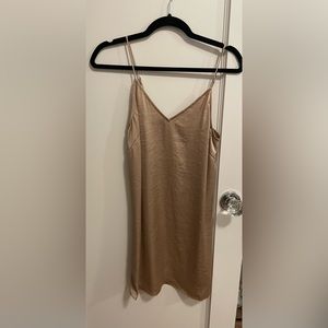 Aritzia mini slip dress